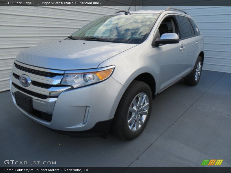 Ingot Silver Metallic / Charcoal Black 2013 Ford Edge SEL