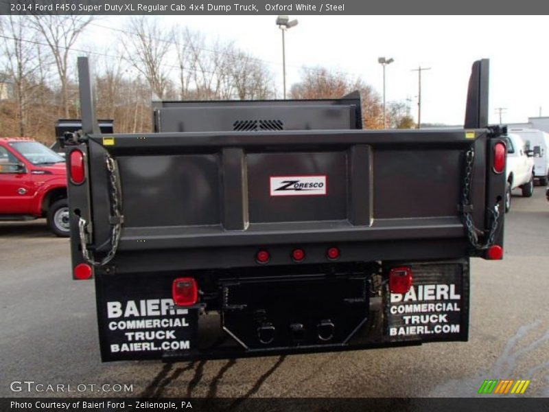 Oxford White / Steel 2014 Ford F450 Super Duty XL Regular Cab 4x4 Dump Truck