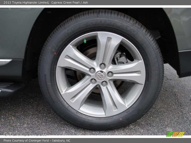 Cypress Green Pearl / Ash 2013 Toyota Highlander Limited