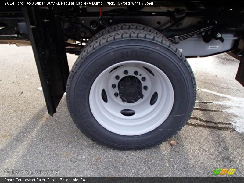  2014 F450 Super Duty XL Regular Cab 4x4 Dump Truck Wheel