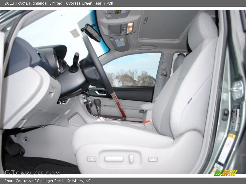 Cypress Green Pearl / Ash 2013 Toyota Highlander Limited