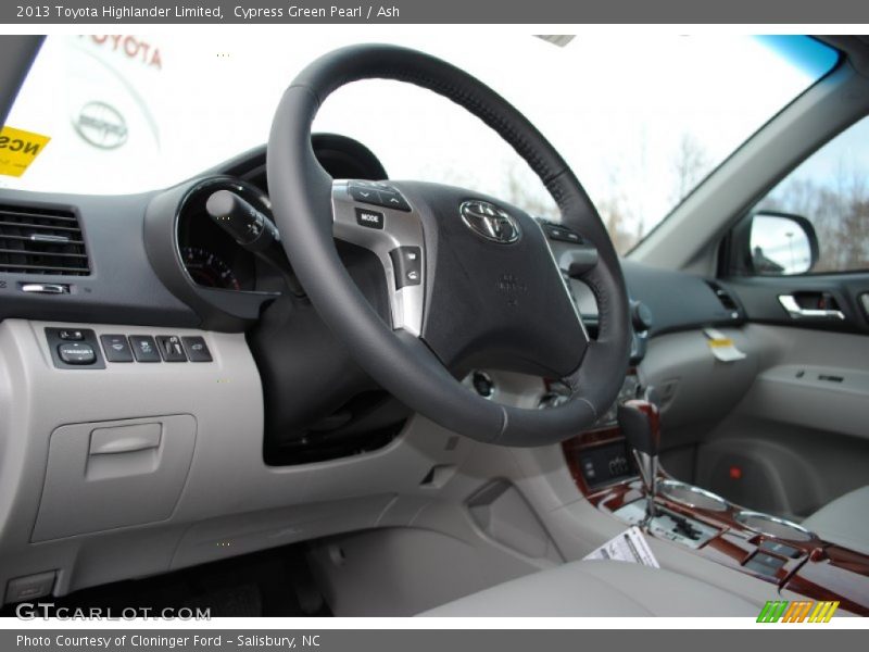 Cypress Green Pearl / Ash 2013 Toyota Highlander Limited