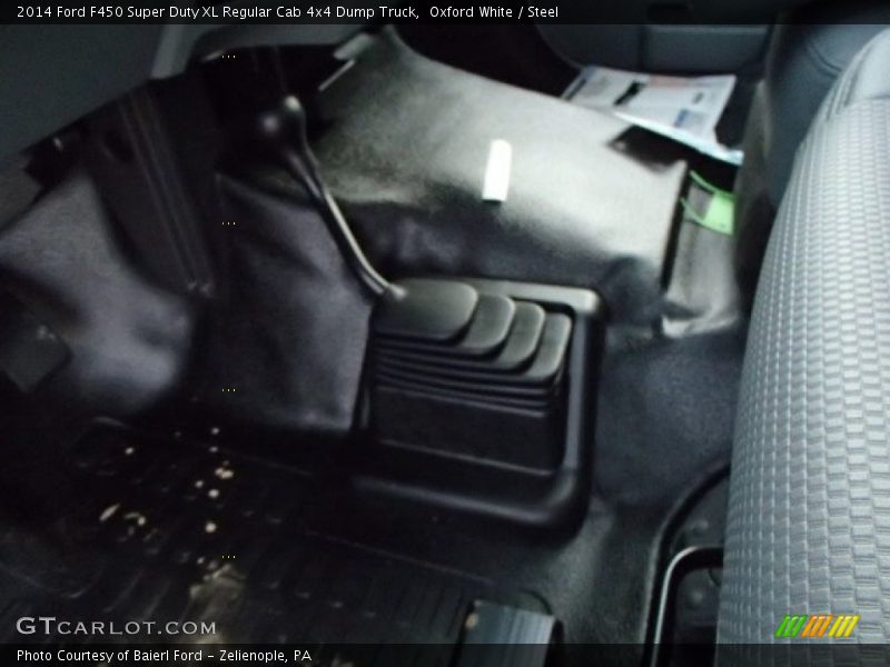 Oxford White / Steel 2014 Ford F450 Super Duty XL Regular Cab 4x4 Dump Truck