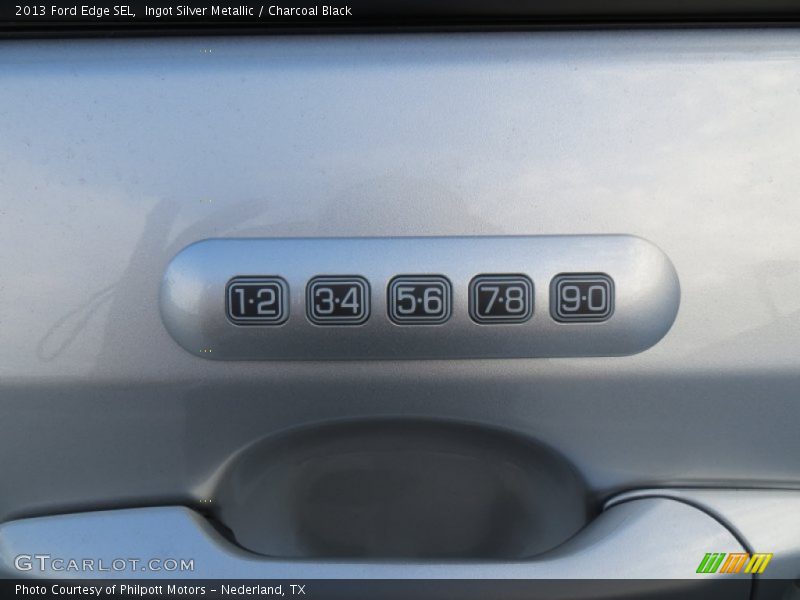 Ingot Silver Metallic / Charcoal Black 2013 Ford Edge SEL