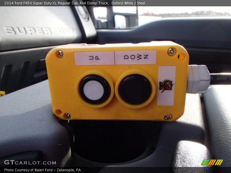 Oxford White / Steel 2014 Ford F450 Super Duty XL Regular Cab 4x4 Dump Truck