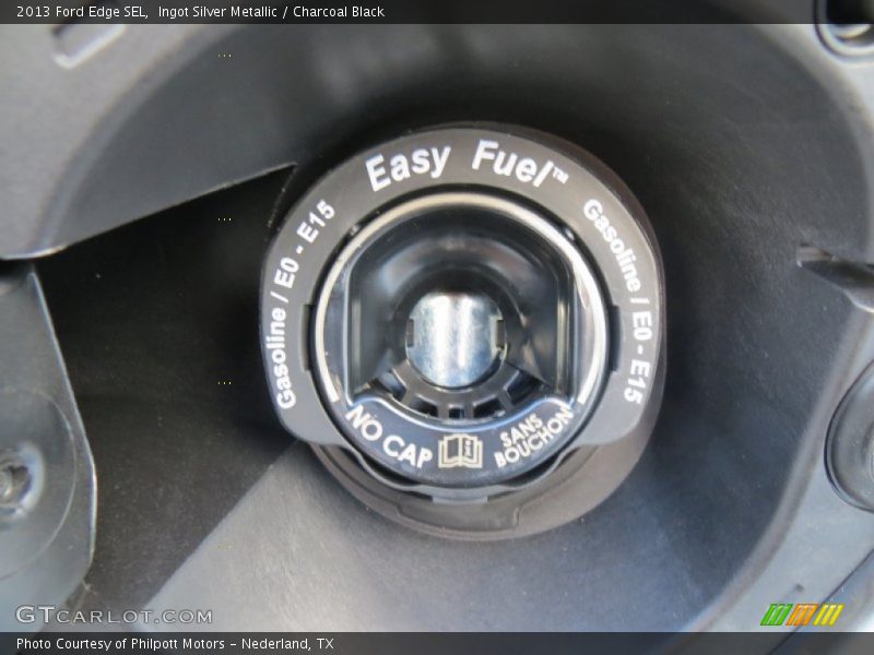 Ingot Silver Metallic / Charcoal Black 2013 Ford Edge SEL