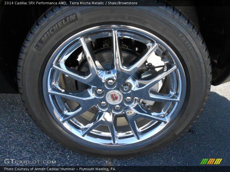 Terra Mocha Metallic / Shale/Brownstone 2014 Cadillac SRX Performance AWD