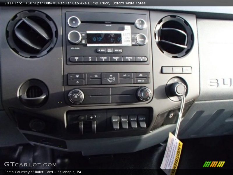 Controls of 2014 F450 Super Duty XL Regular Cab 4x4 Dump Truck