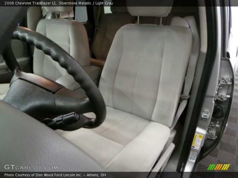 Silverstone Metallic / Light Gray 2008 Chevrolet TrailBlazer LS