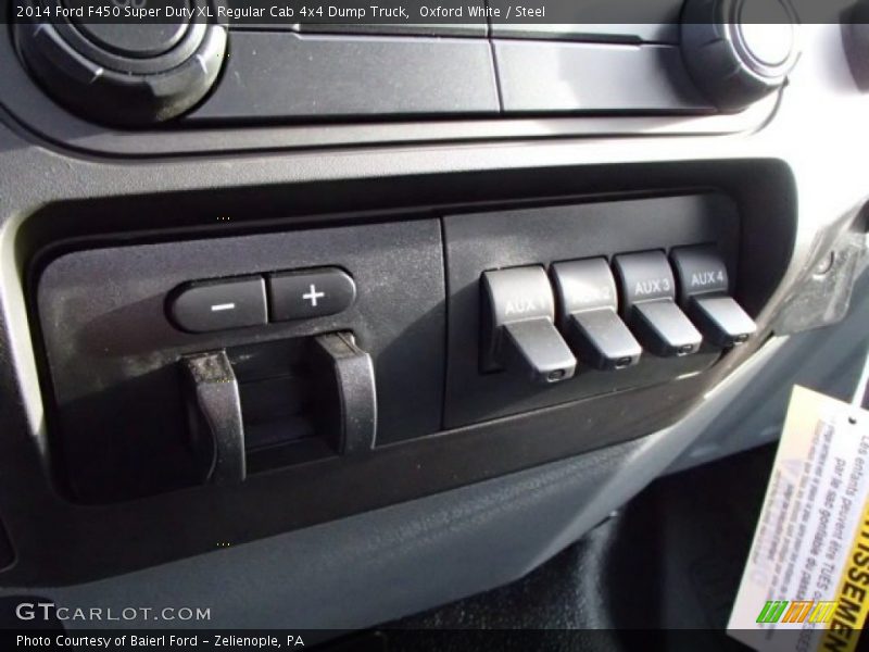 Oxford White / Steel 2014 Ford F450 Super Duty XL Regular Cab 4x4 Dump Truck