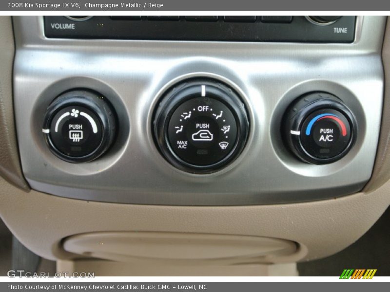 Champagne Metallic / Beige 2008 Kia Sportage LX V6