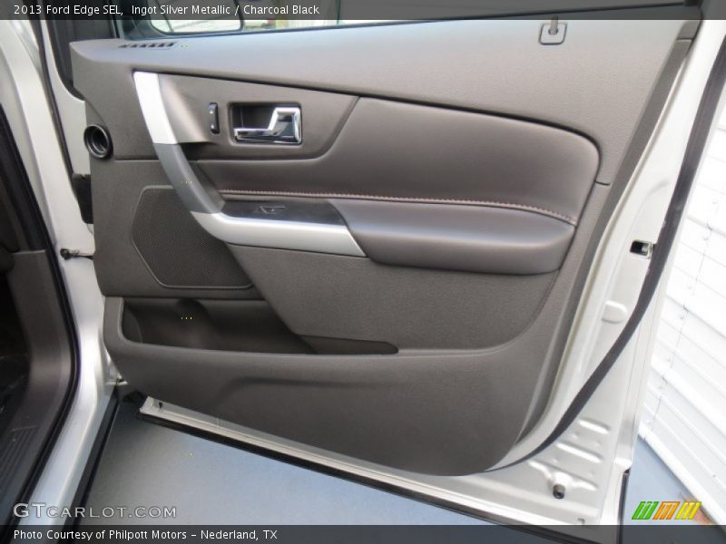 Ingot Silver Metallic / Charcoal Black 2013 Ford Edge SEL