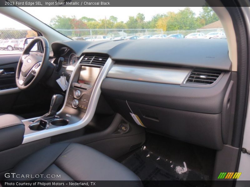 Ingot Silver Metallic / Charcoal Black 2013 Ford Edge SEL