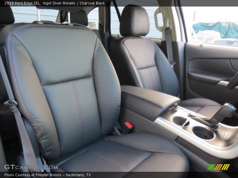 Ingot Silver Metallic / Charcoal Black 2013 Ford Edge SEL