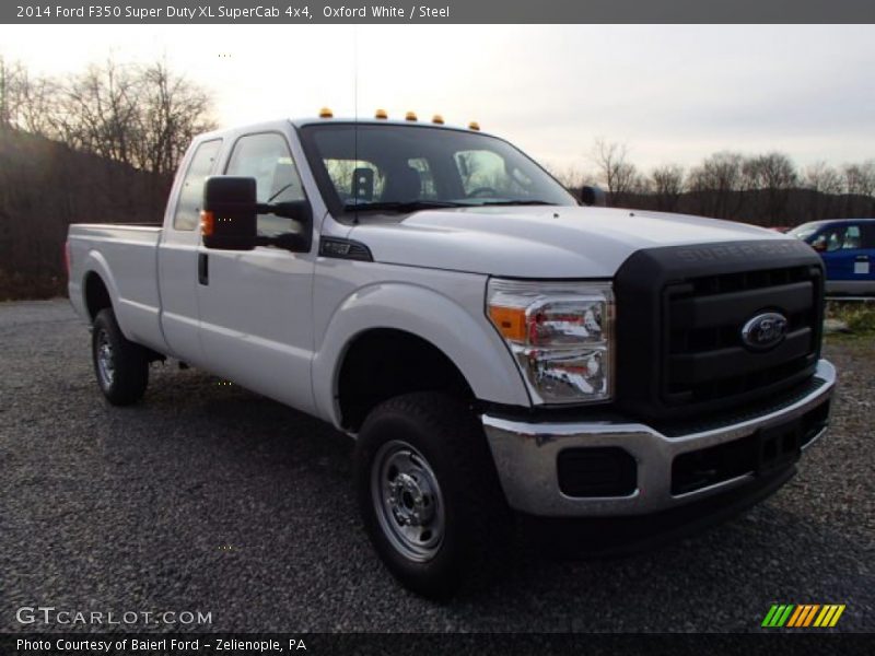 Oxford White / Steel 2014 Ford F350 Super Duty XL SuperCab 4x4