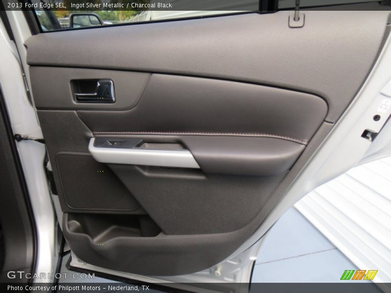 Ingot Silver Metallic / Charcoal Black 2013 Ford Edge SEL