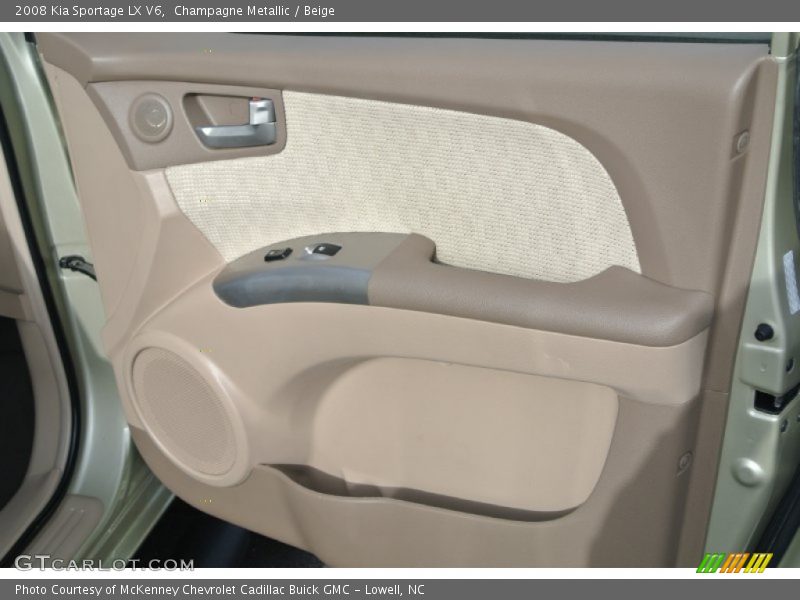 Champagne Metallic / Beige 2008 Kia Sportage LX V6