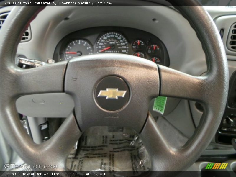Silverstone Metallic / Light Gray 2008 Chevrolet TrailBlazer LS