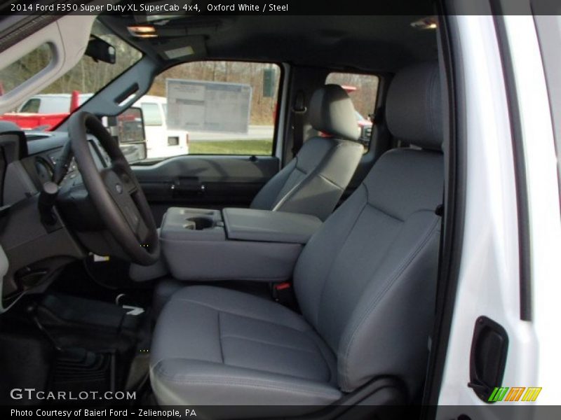 Oxford White / Steel 2014 Ford F350 Super Duty XL SuperCab 4x4