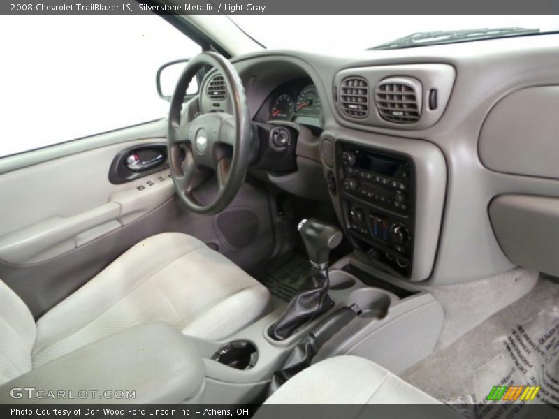 Silverstone Metallic / Light Gray 2008 Chevrolet TrailBlazer LS