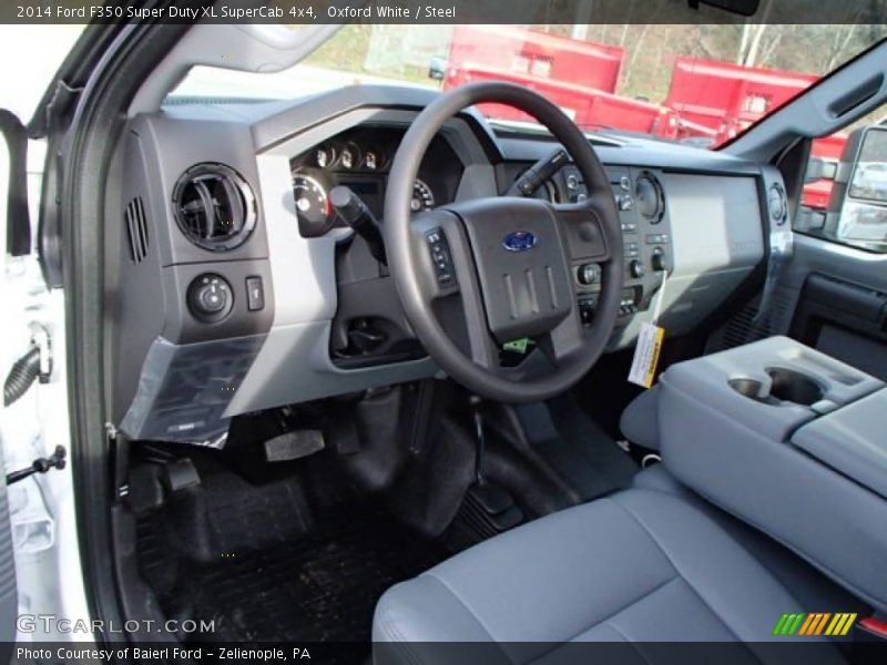 Oxford White / Steel 2014 Ford F350 Super Duty XL SuperCab 4x4
