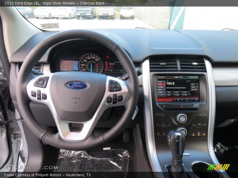 Ingot Silver Metallic / Charcoal Black 2013 Ford Edge SEL