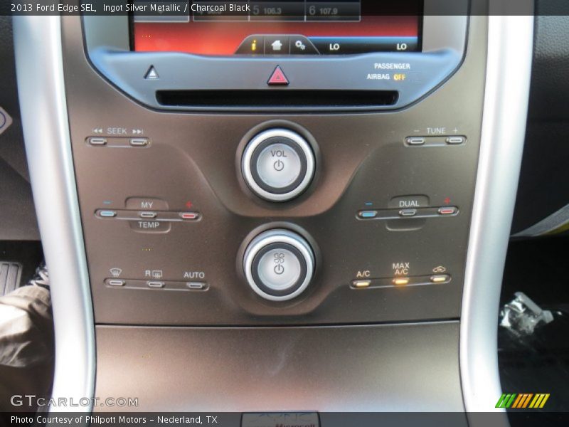 Ingot Silver Metallic / Charcoal Black 2013 Ford Edge SEL