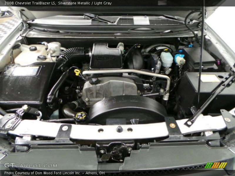 Silverstone Metallic / Light Gray 2008 Chevrolet TrailBlazer LS