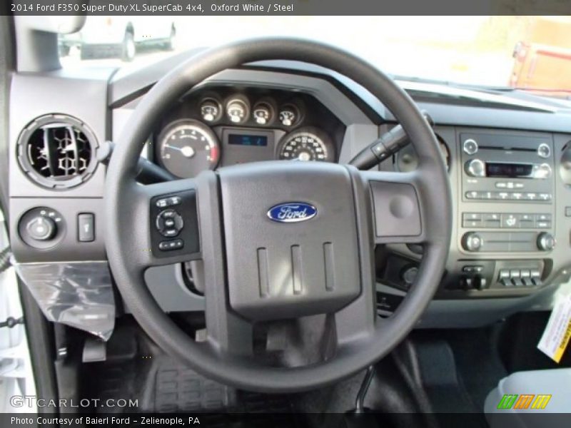 Oxford White / Steel 2014 Ford F350 Super Duty XL SuperCab 4x4