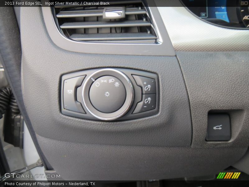 Ingot Silver Metallic / Charcoal Black 2013 Ford Edge SEL