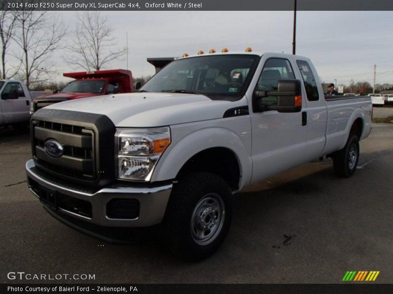 Oxford White / Steel 2014 Ford F250 Super Duty XL SuperCab 4x4