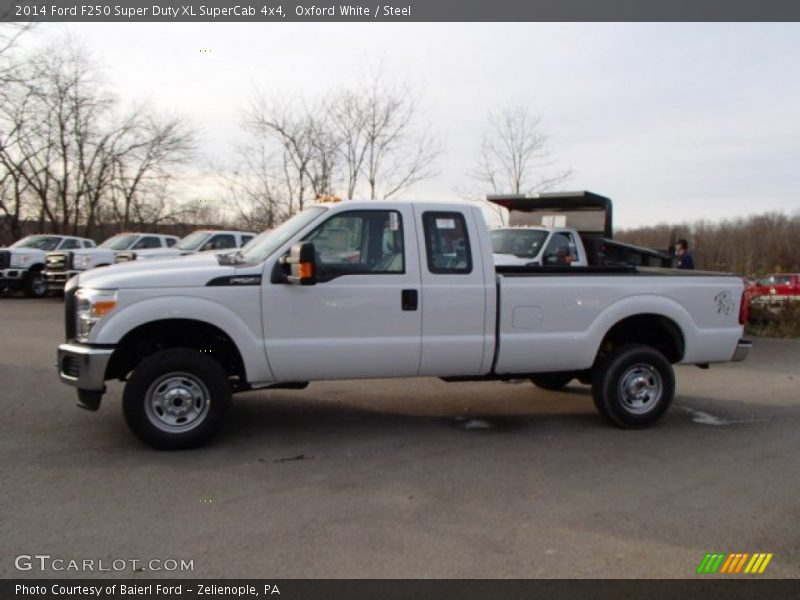 Oxford White / Steel 2014 Ford F250 Super Duty XL SuperCab 4x4