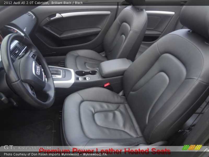Brilliant Black / Black 2012 Audi A5 2.0T Cabriolet