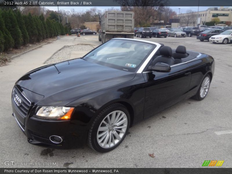 Front 3/4 View of 2012 A5 2.0T Cabriolet