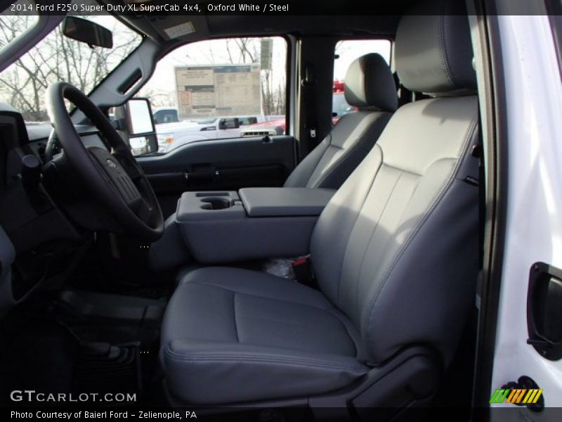 Oxford White / Steel 2014 Ford F250 Super Duty XL SuperCab 4x4