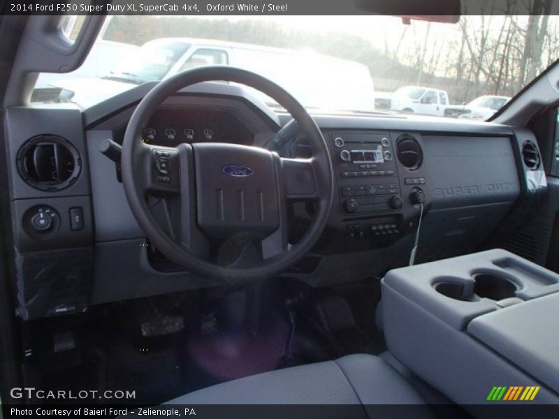 Oxford White / Steel 2014 Ford F250 Super Duty XL SuperCab 4x4