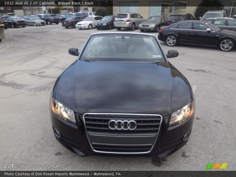 Brilliant Black / Black 2012 Audi A5 2.0T Cabriolet