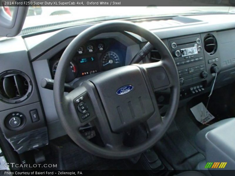 Oxford White / Steel 2014 Ford F250 Super Duty XL SuperCab 4x4