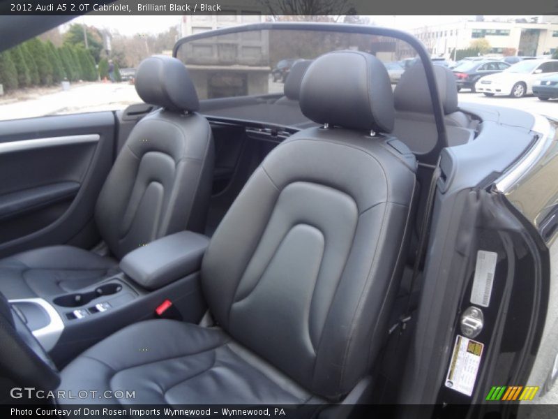 Brilliant Black / Black 2012 Audi A5 2.0T Cabriolet