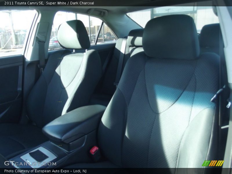 Super White / Dark Charcoal 2011 Toyota Camry SE