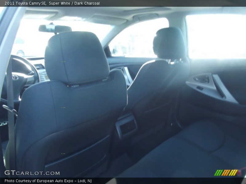 Super White / Dark Charcoal 2011 Toyota Camry SE