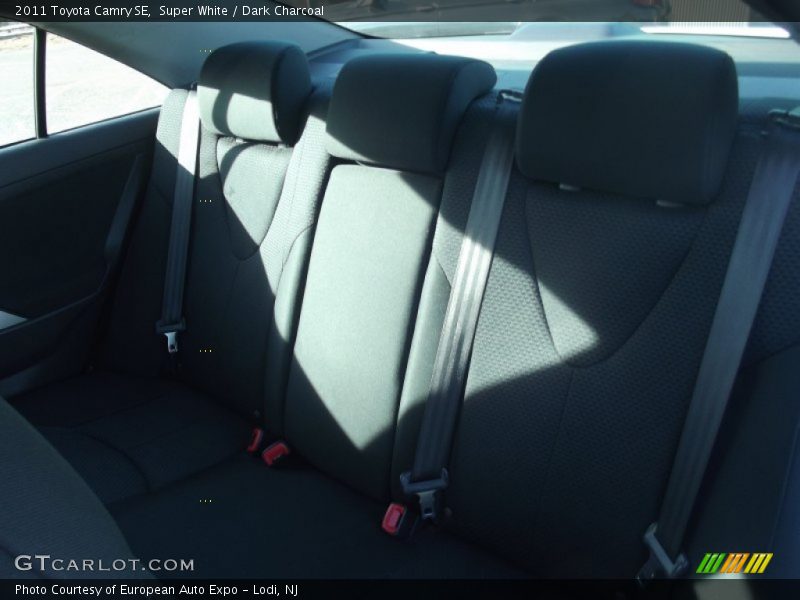 Super White / Dark Charcoal 2011 Toyota Camry SE