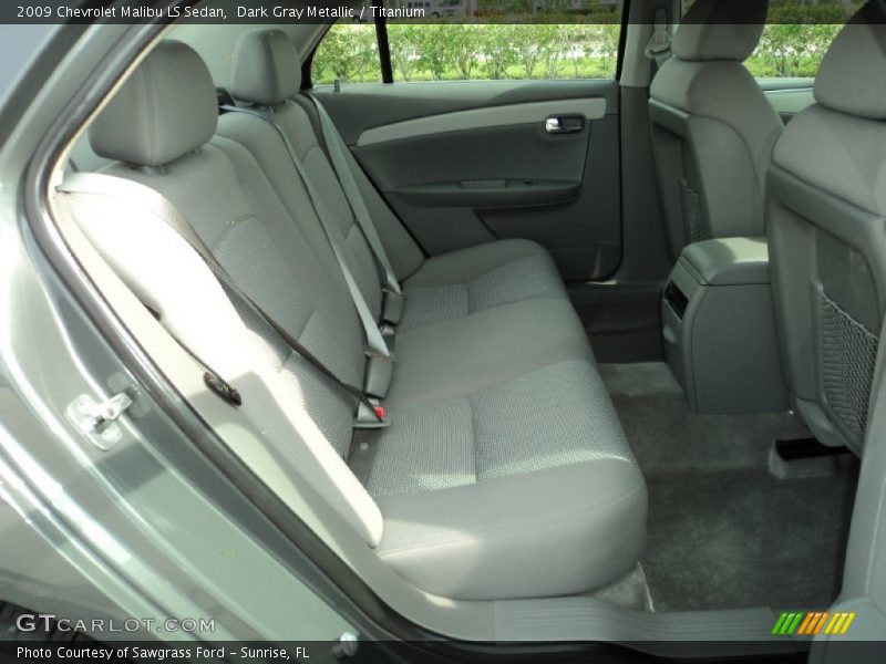 Dark Gray Metallic / Titanium 2009 Chevrolet Malibu LS Sedan