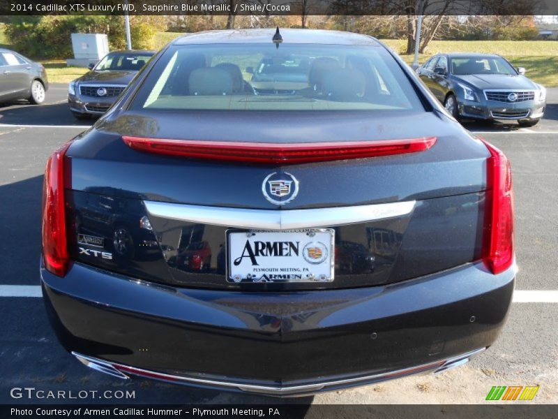 Sapphire Blue Metallic / Shale/Cocoa 2014 Cadillac XTS Luxury FWD