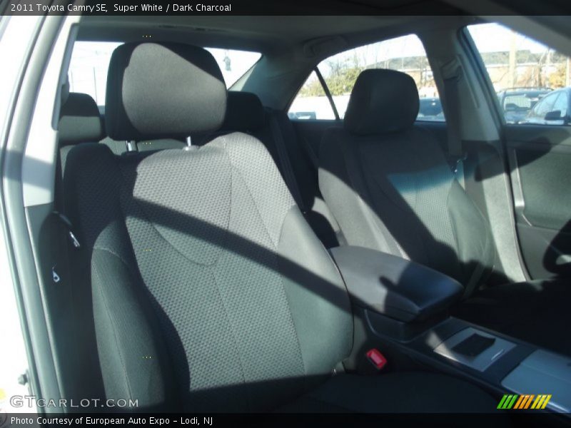 Super White / Dark Charcoal 2011 Toyota Camry SE