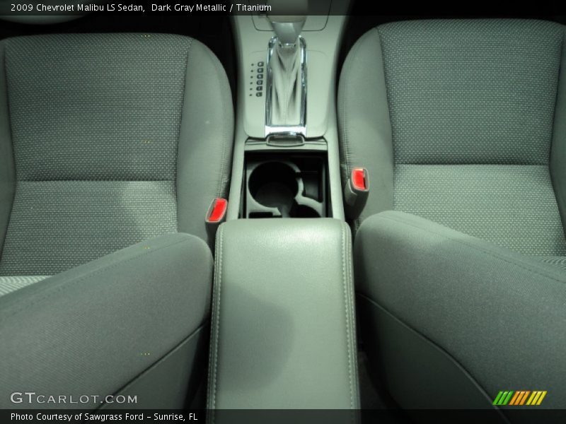 Dark Gray Metallic / Titanium 2009 Chevrolet Malibu LS Sedan