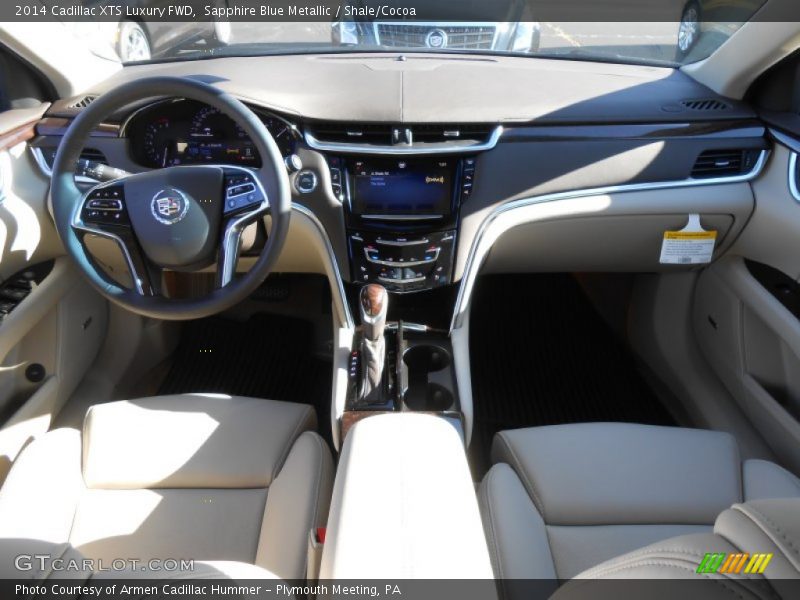 Sapphire Blue Metallic / Shale/Cocoa 2014 Cadillac XTS Luxury FWD