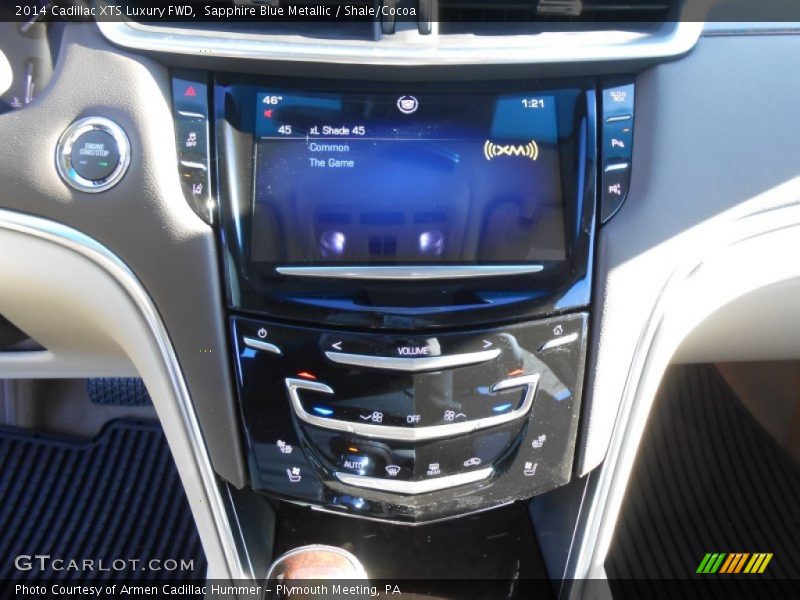 Sapphire Blue Metallic / Shale/Cocoa 2014 Cadillac XTS Luxury FWD