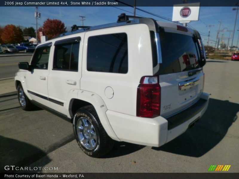Stone White / Saddle Brown 2006 Jeep Commander Limited 4x4