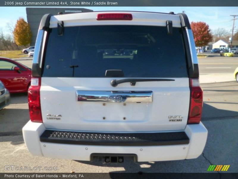 Stone White / Saddle Brown 2006 Jeep Commander Limited 4x4